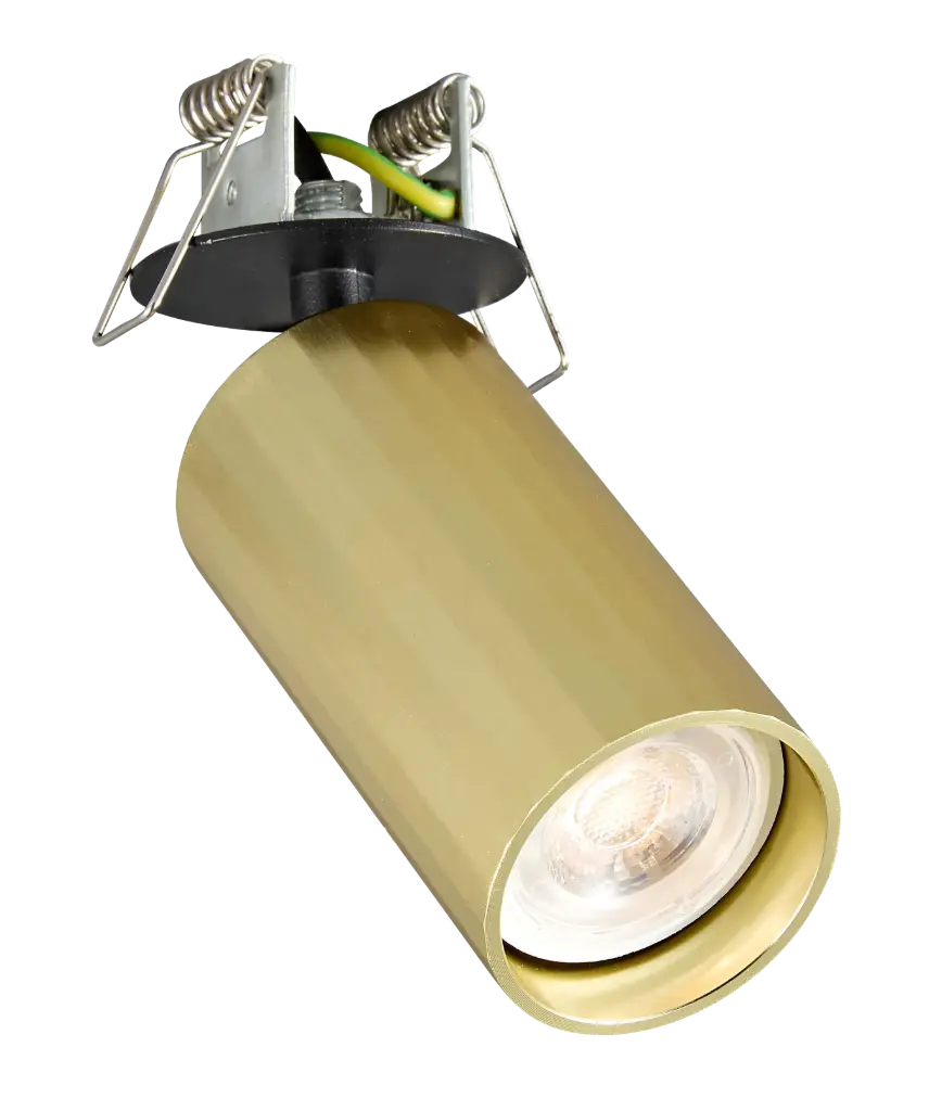 ORYX Inputspot Ressorts à Lames Inclus MR11 Ampoule (excl) Noir + Or