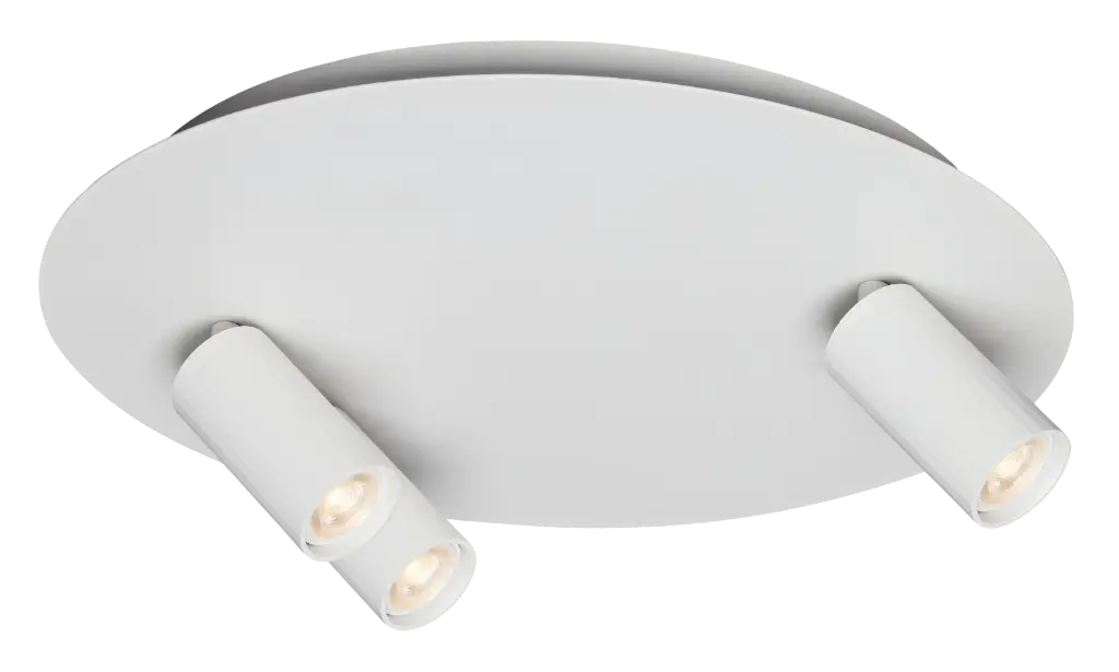 ORYX 2+1 ronde basis ø350mm lamp excl wit