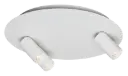 ORYX 2+1 ronde basis ø350mm lamp excl wit