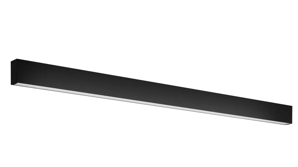 INFINITUS LUX LINE profiel met led line 1200mm 2700K 27W zwart