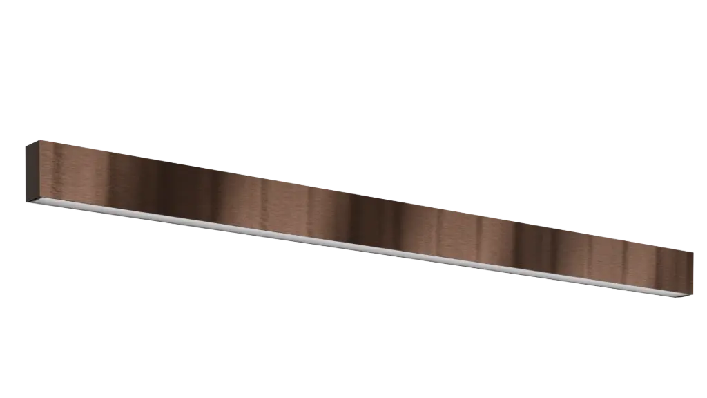 INFINITUS LUX LINE profiel met led line 1200mm 2700K 27W brons