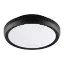 XEON Plafonnier Rond Noir SMD LED 14 W CCT 3000 K/4000 K IP65