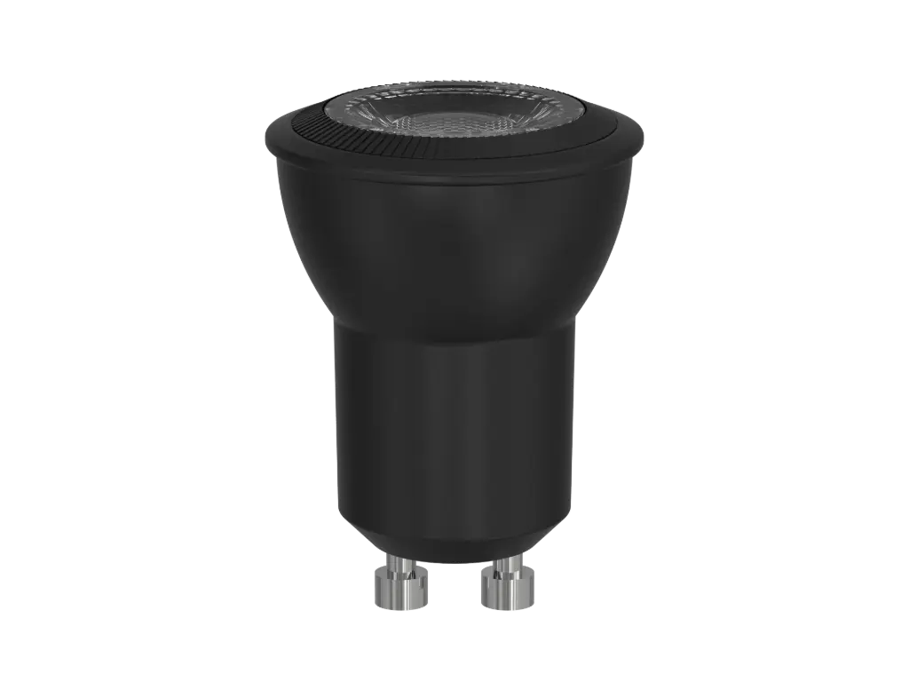GU10 MR11 LED 3,3W/2700K/Dimbaar - Zwart