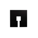 Ceiling Box Cover Plate NL - Black