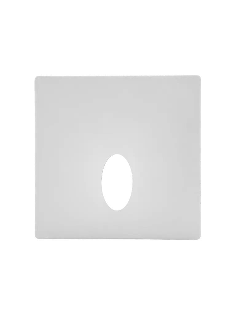 ARAH Cover SQ Ovale Opening - Wit