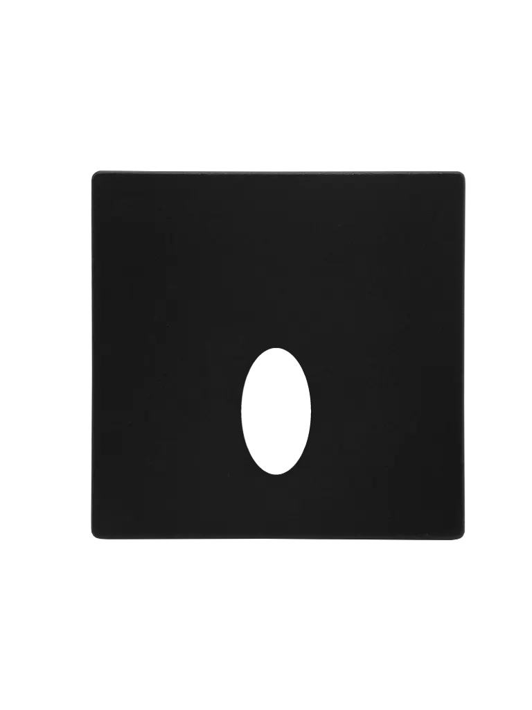 *ARAH Cover SQ Ovale Opening - Zwart