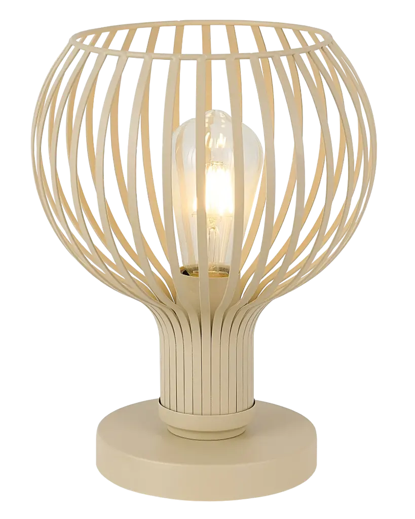 RAGA 1x E27 tafellamp beige