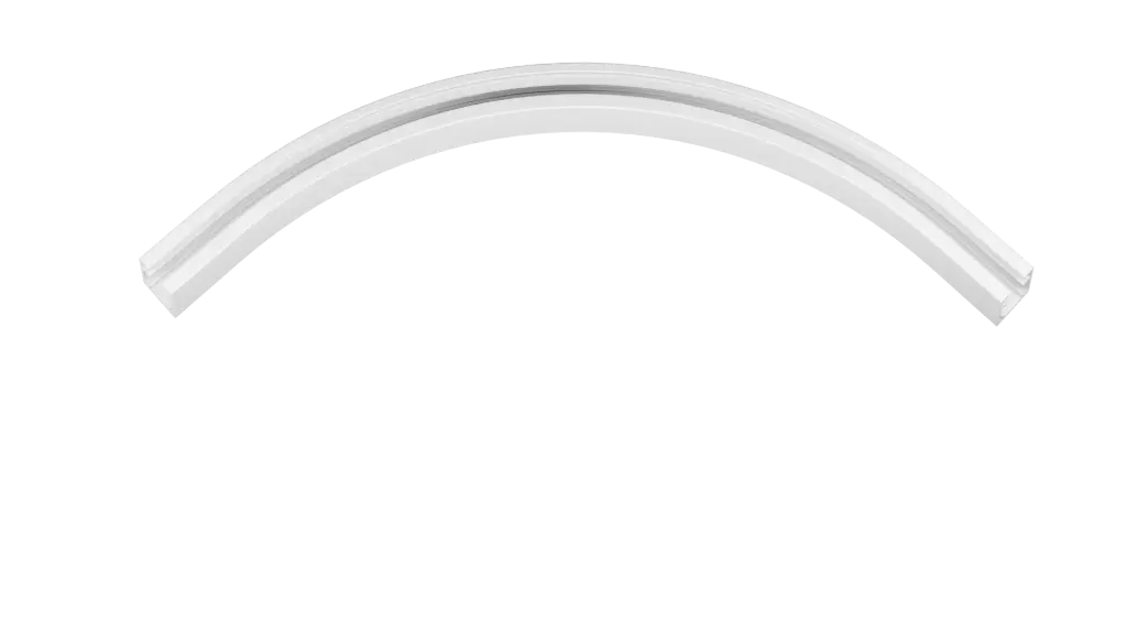 MICRO LINE - Mini 1F-Track Curved - Inside - Wit