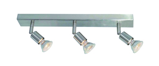 [3402133] RUNE 3 BALK  3XGU10 LED 5W dim STAND  STAAL