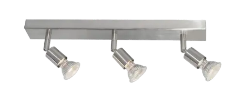 [3402133] RUNE 3 BALK  3XGU10 LED 5W dim STAND  STAAL