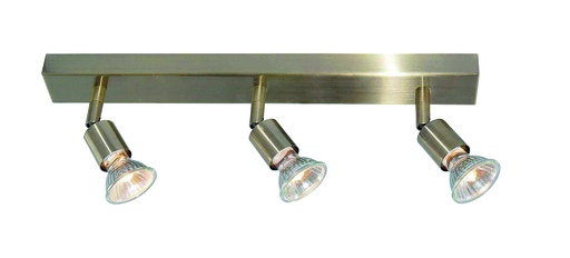 [3402143] RUNE 3 BALK  3XGU10 LED 5W dim STAND  BRONS