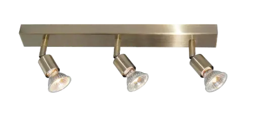 [3402143] RUNE 3 BALK  3XGU10 LED 5W dim STAND  BRONS