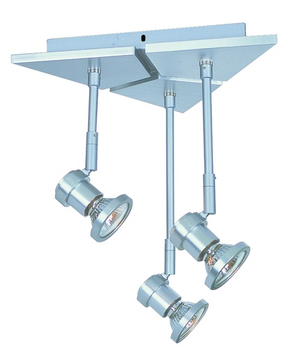 [4012013] X-BASE+NUBIS PLAF 3XGU10 5W LED   AN.ALU