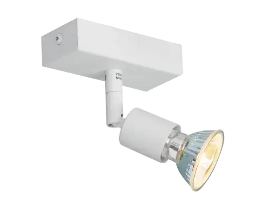 [3402231] RUNE 3 APPL. 1XGU10 LED 5W dim STAND  BLANC