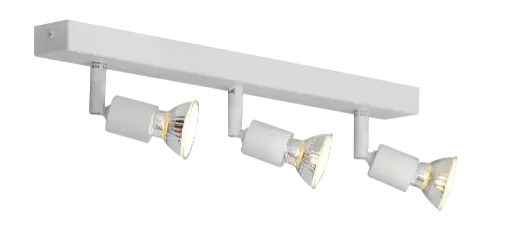 [3402233] RUNE 3 REGL. 3XGU10 LED 5W dim STAND  BLANC MAT