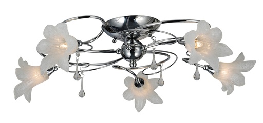 [3416106] TABOR plafonnier chroom 5xG9 LED incl.
