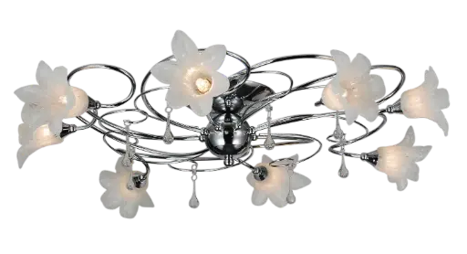 [3416107] TABOR plafonnier chroom 8xG9 LED incl.
