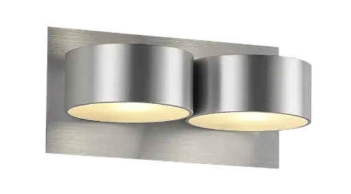 [4012137] NIC-NAC APPLIQUE  2XG9/2,5W LED          AN.ALU