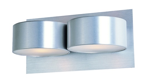[4012137] NIC-NAC WANDLICHT 2XG9/2,5W LED      AN.ALU