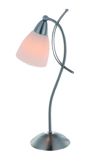 [3423003] MALIN tafellamp 1 x E14 40W satin nikkel