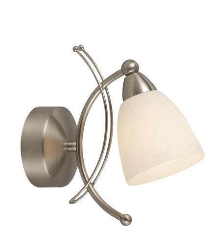 [3423004] MALIN wandlicht 1 x E14 40W satin nikkel