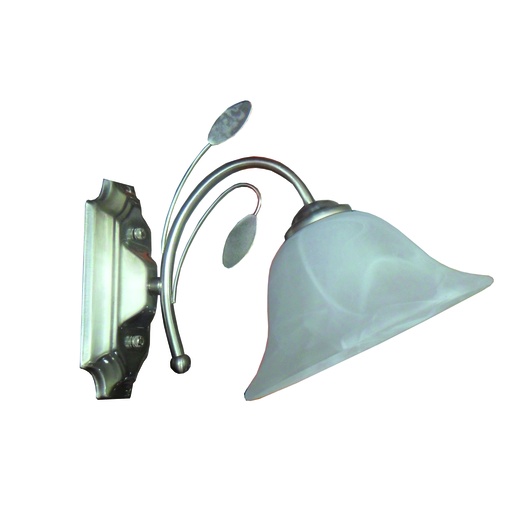 [3423014] OMAR wandlicht 1 x E27 60W satin nikkel