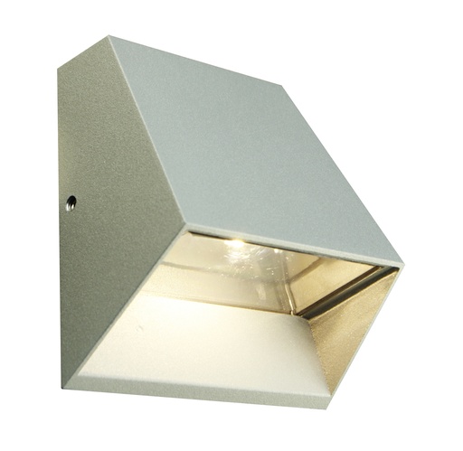 [3424028] TRIUM v3.0 wandlicht zilver Warm Wit LED max 1x7W IP54