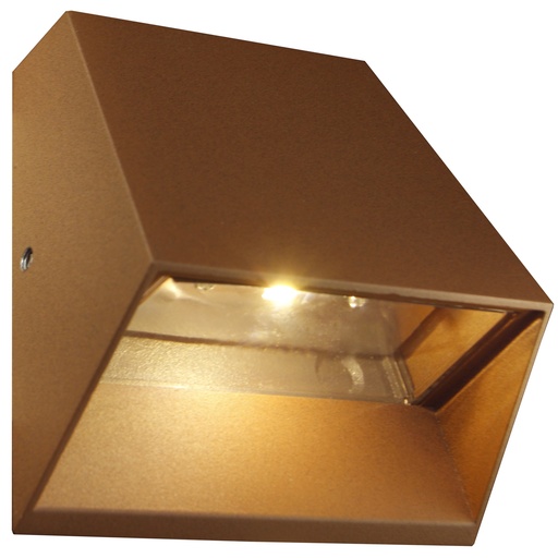 [3424029] TRIUM v3.0 wandlicht rusty Warm Wit LED max 1x7W IP54
