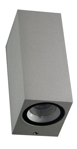 [3424038] STAGE v2.0 wandlicht silver Warm Wit LED max 2x7W IP54
