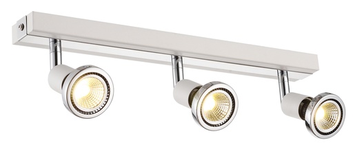 [3427013] ROBUS spot 3xGU10 5W LED incl. wit/chroom
