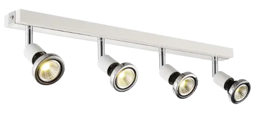 [3427014] ROBUS spot 4xGU10 5W LED incl. wit/chroom