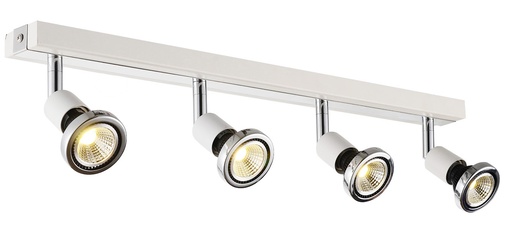 [3427014] ROBUS spot 4xGU10 5W LED incl. wit/chroom