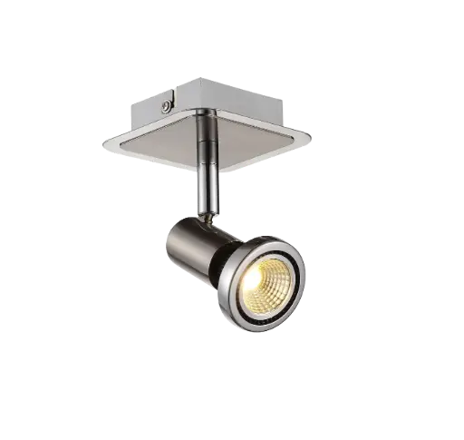 [3427051] XZIBIT spot 1xGU10 5W LED incl. satin chroom/chroom