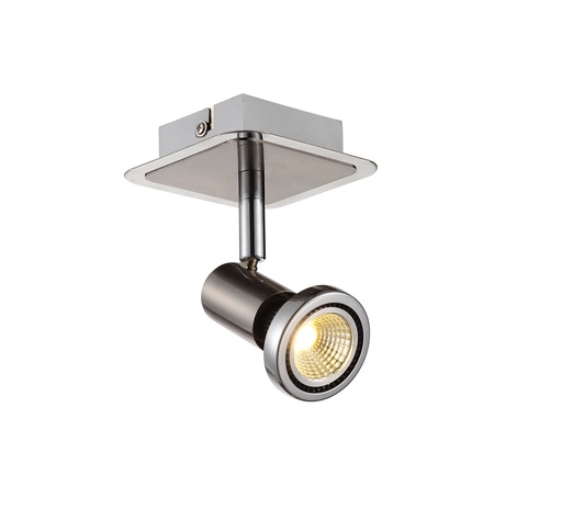 [3427051] XZIBIT spot 1xGU10 5W LED incl. satin chroom/chroom