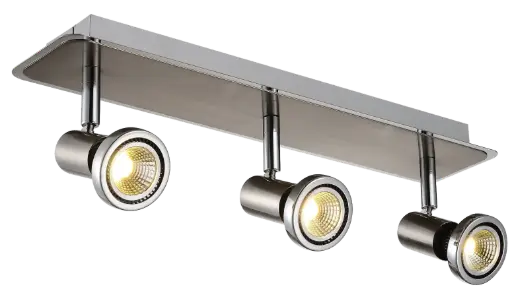 [3427053] XZIBIT spot 3xGU10 5W LED incl.satin chroom/chroom