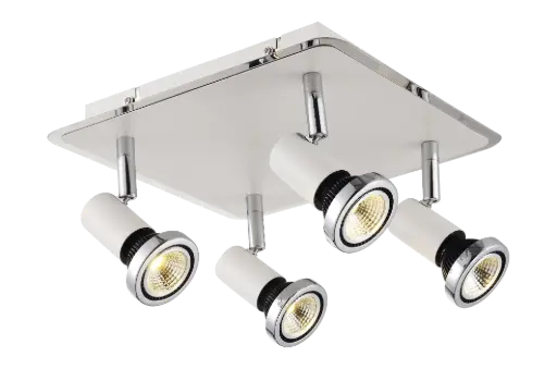[3427045] XZIBIT spot 4xGU10 5W LED inc wit/chroom