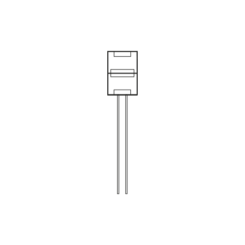 [3428121] 8mm single end connector with wire for SMD3528 flexible strip