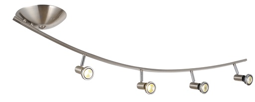 [3427056] XZIBIT boog 4x GU10 5W LED satin chroom/chroom