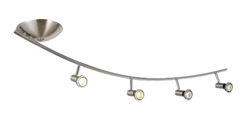 [3427056] XZIBIT boog 4x GU10 5W LED satin chroom/chroom