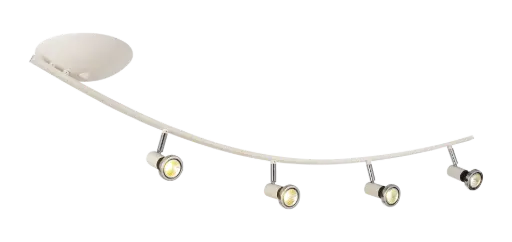 [3427046] XZIBIT boog 4x GU10 5W LED wit/chroom