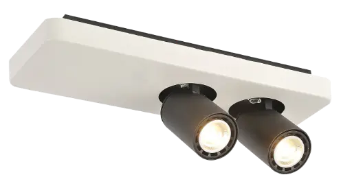 [3427082] Nysit 2L B/W/B 2x4,5W GU10 dimmable LED incl.