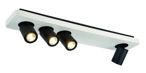 [3427084] Nysit 4L B/W/B 4x4,5W GU10 dimmable LED incl.
