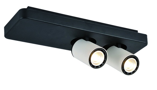 [3427112] Nysit 2L B/B/W 2x 4,5W GU10 dimmable LED incl.
