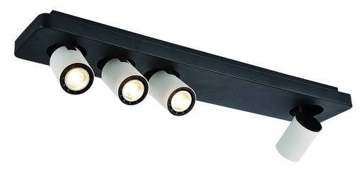 [3427114] Nysit 4L B/B/W 4x 4,5W GU10 dimmable LED incl.