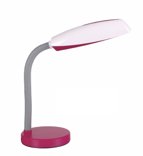 [3350067] TIRZA bureaulamp roze 11W cfl incl. (max 25W)