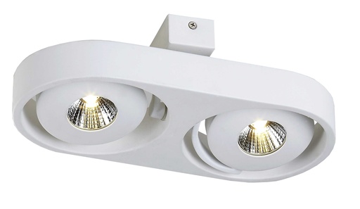 [4012432] GALAXY plafonier wit dimbaar 2x5W LED 3000K