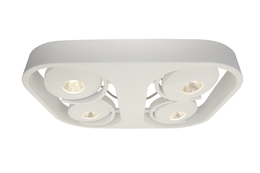 [4012453] GALAXY MAXI plafonier wit dimbaar 4x10W LED 3000K