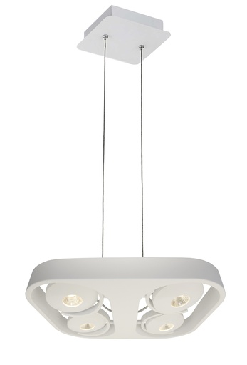 [4012456] GALAXY MAXI pendel wit dimbaar 4x10W LED 3000K