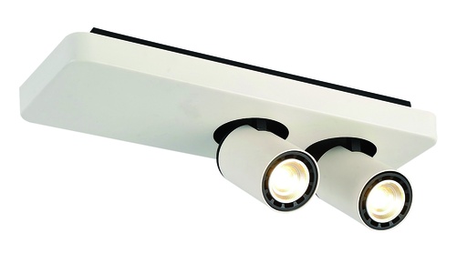 [3427092] Nysit 2L B/W/W 2x4,5W GU10 dimmable LED incl.