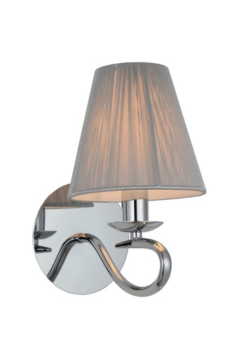 [3416141] MODIKA Wandlicht 1x E14 Chroom/witte kap